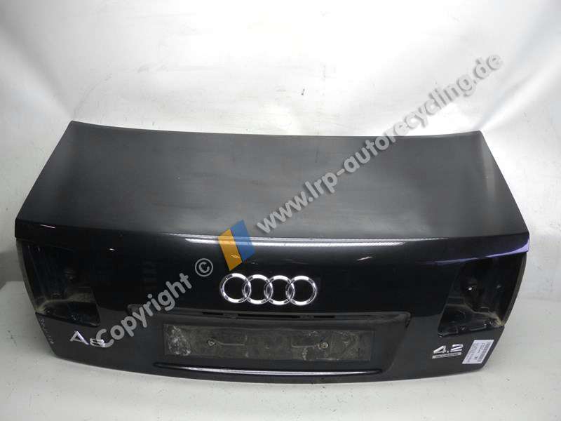 Audi A8 4E BJ2002 originalHeckklappe Kofferdeckel LZ9W-SCHWARZMETALLIC